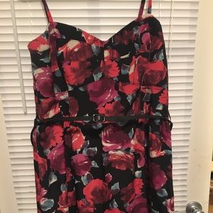 Floral plus size dress